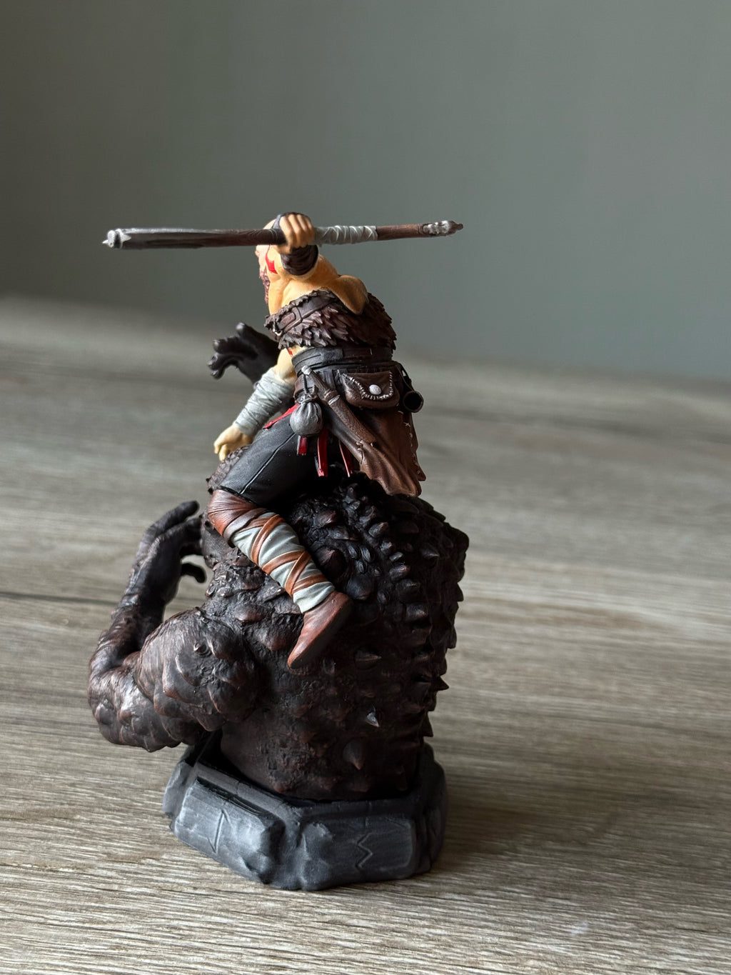 God of War Kratos vs Ogre: Hand-Painted 3D Printed Action Figure