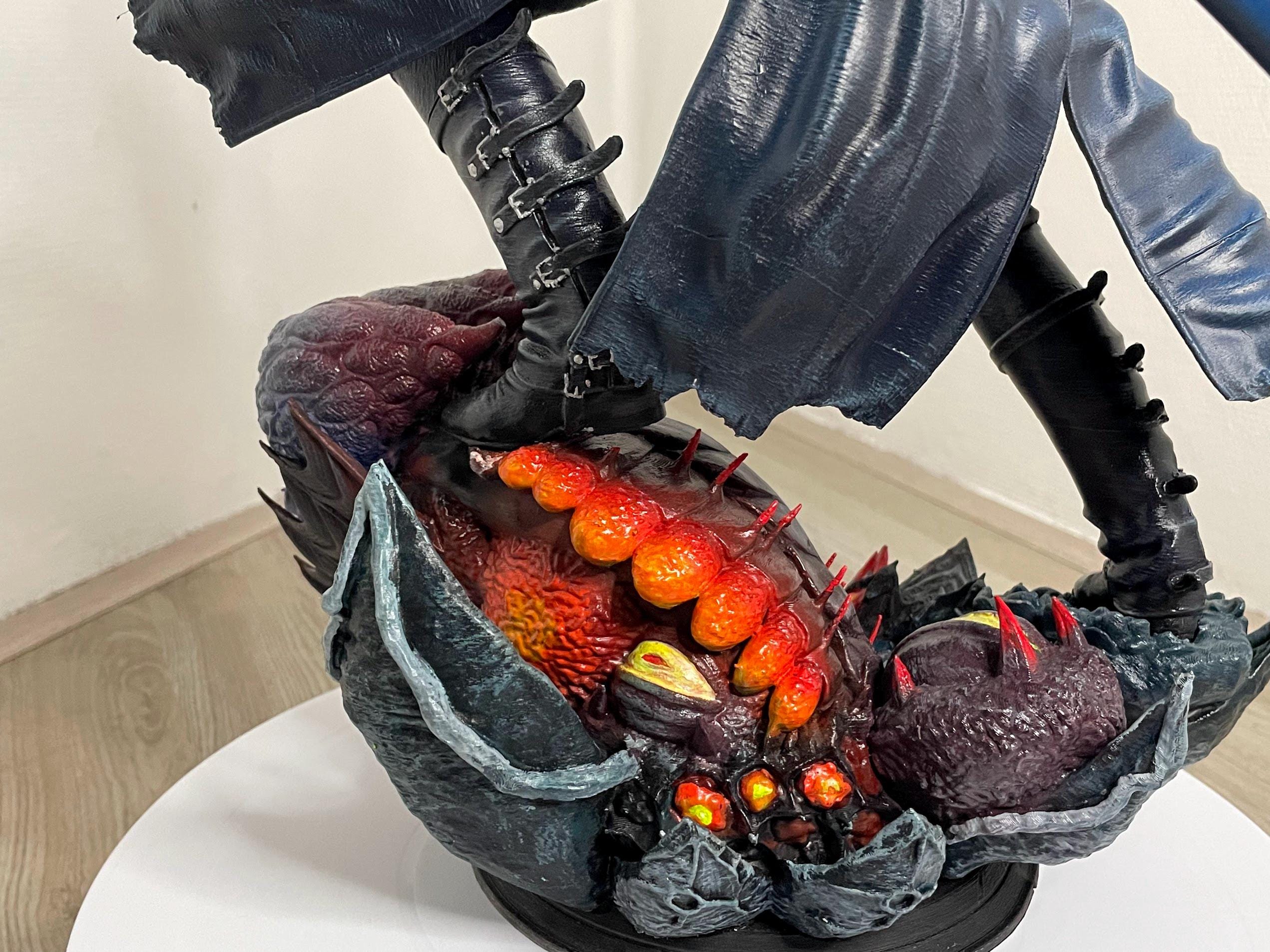 Devil May Cry Vergil Figure | Fully painted 14K Resin Vergil statue