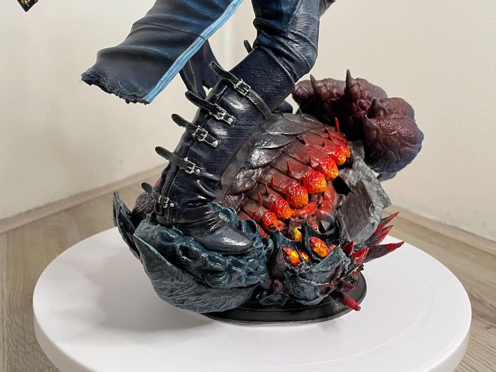 Devil May Cry Vergil Figure | Fully painted 14K Resin Vergil statue