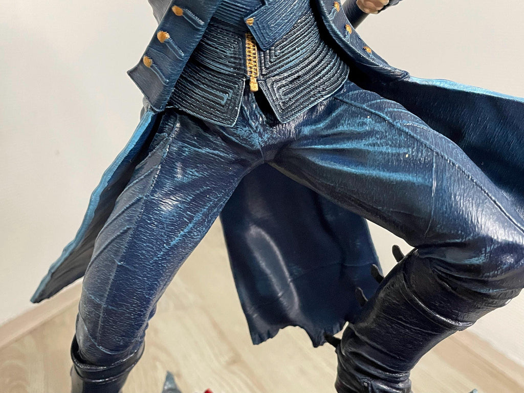 Devil May Cry Vergil Figure | Fully painted 14K Resin Vergil statue