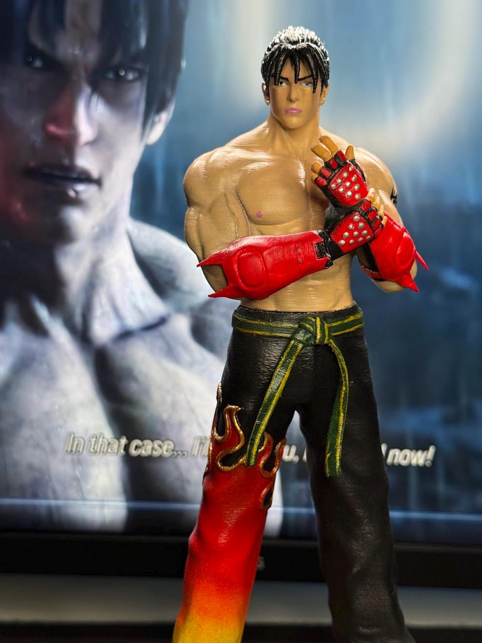 jin Kazama figure front view