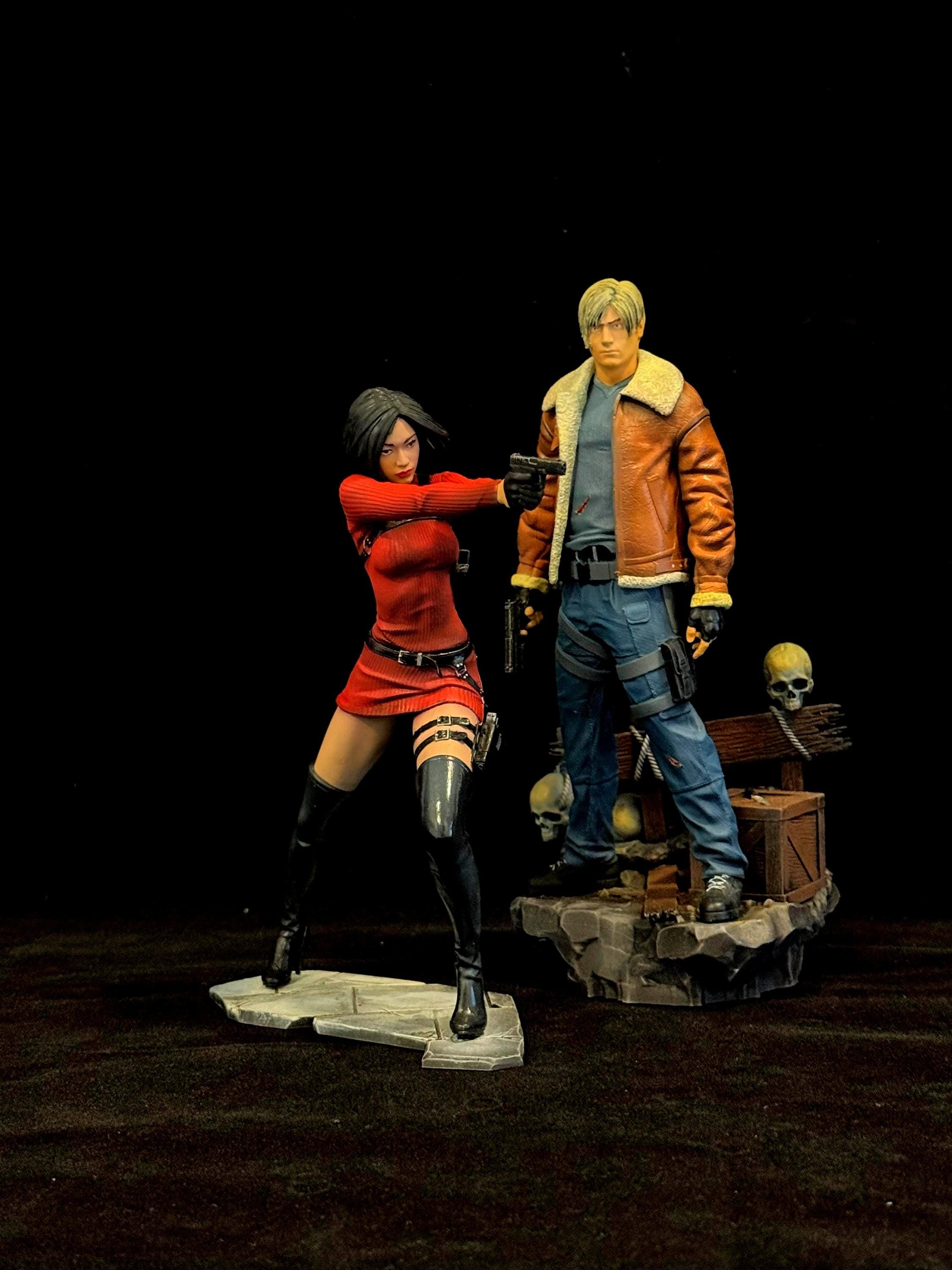 Leon S. Kennedy Collectible Statue – Hand-Painted Resident Evil Figure (Multiple Sizes Available)
