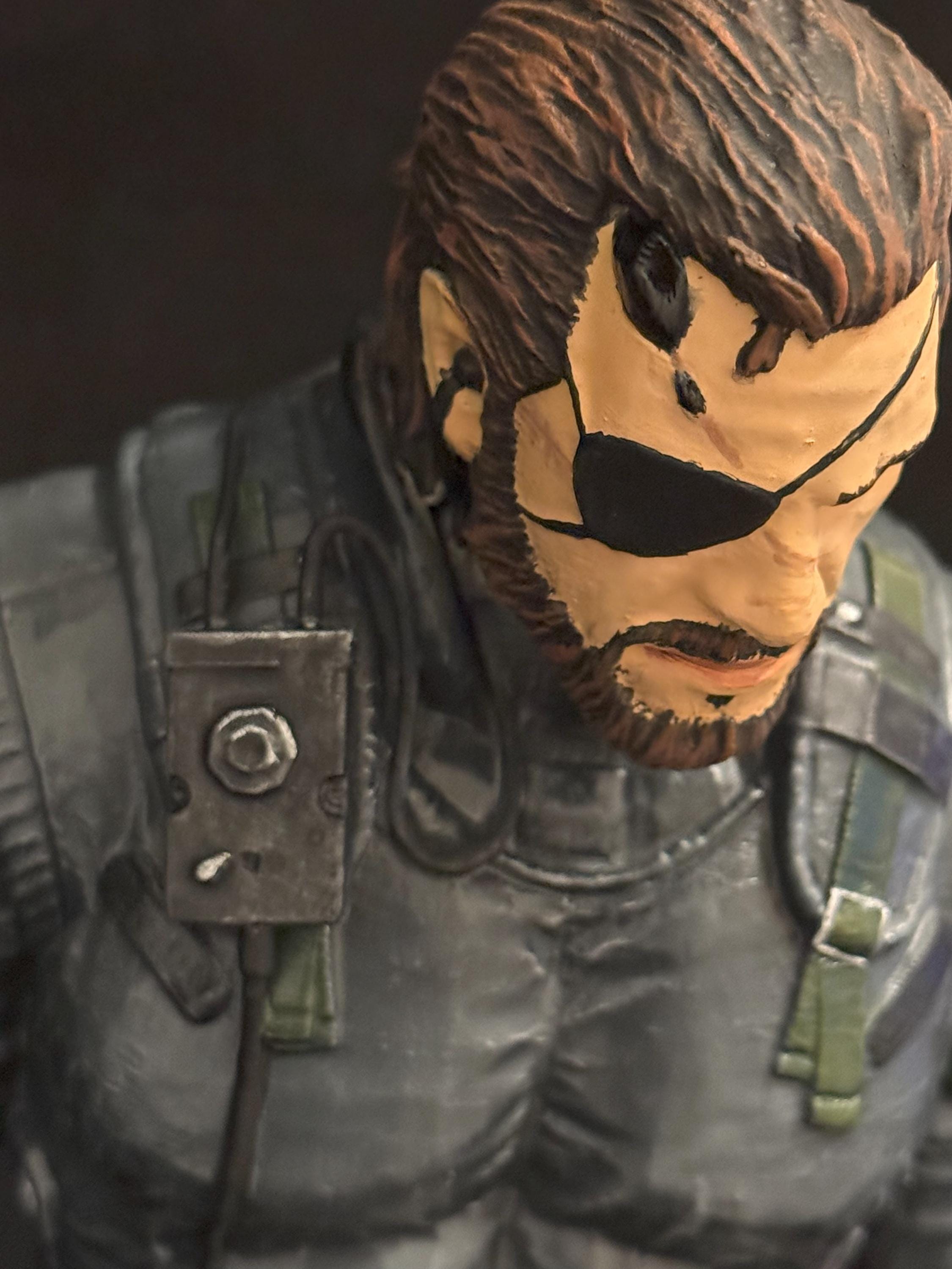 Venom Snake Bust: Hand-Painted Metal Gear Solid V Resin Statue