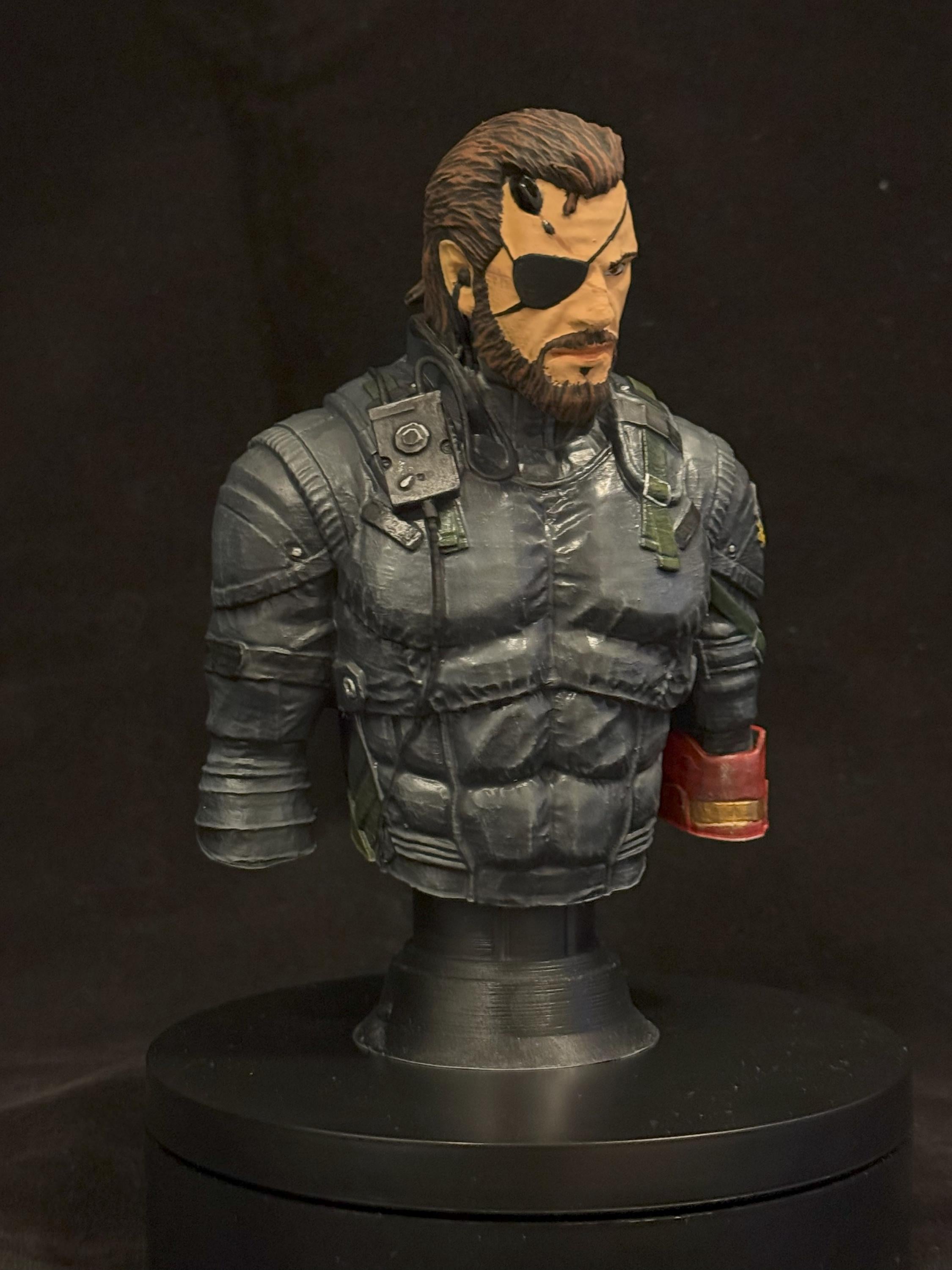 Venom Snake Bust: Hand-Painted Metal Gear Solid V Resin Statue