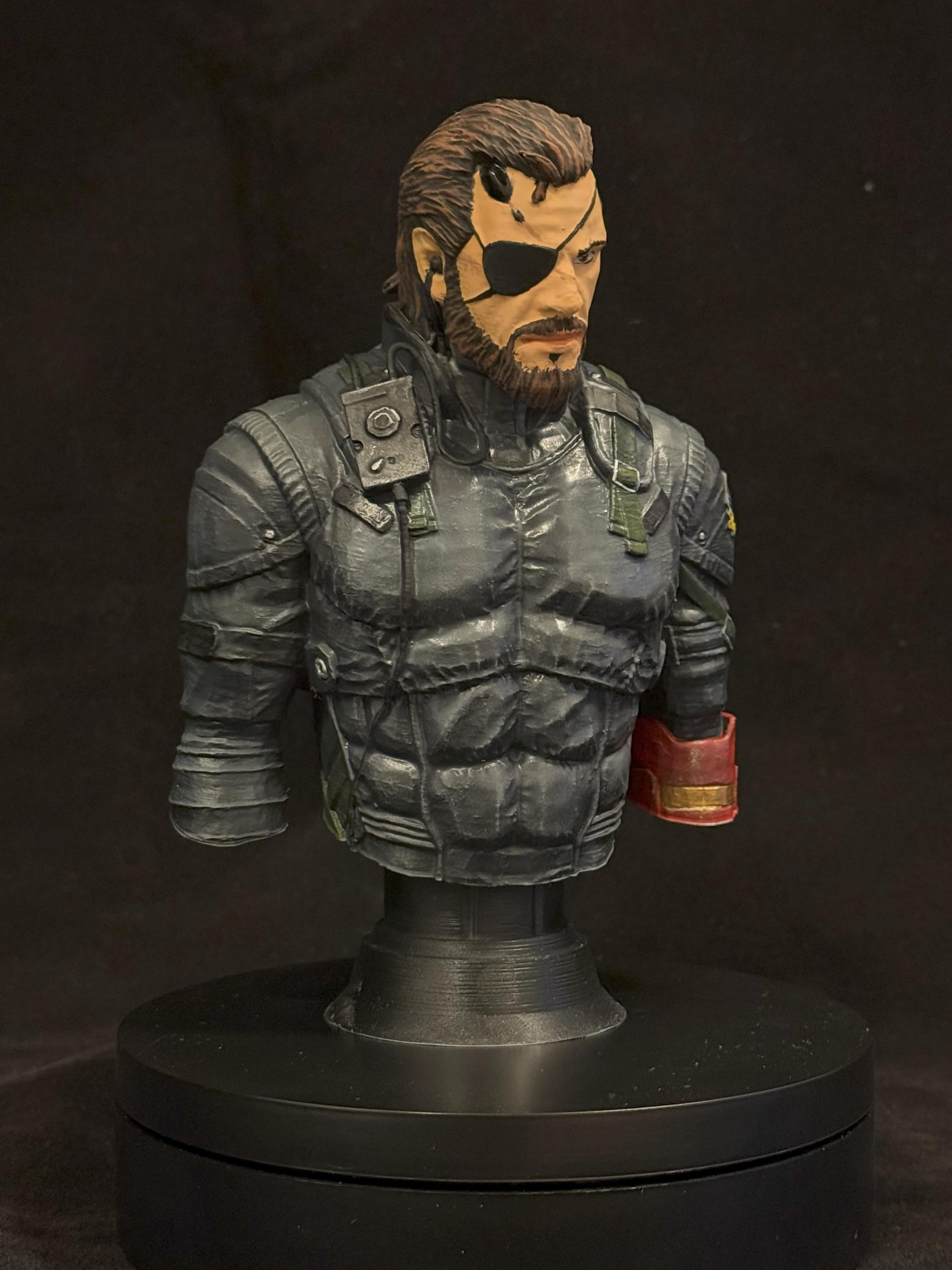 Venom Snake Bust: Hand-Painted Metal Gear Solid V Resin Statue