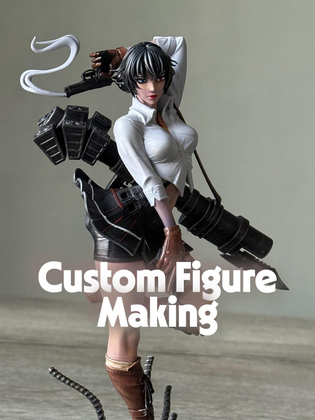Custom Character Figurine – Hand-Painted 12K Resin Statue | Made from Your File or Character Request
