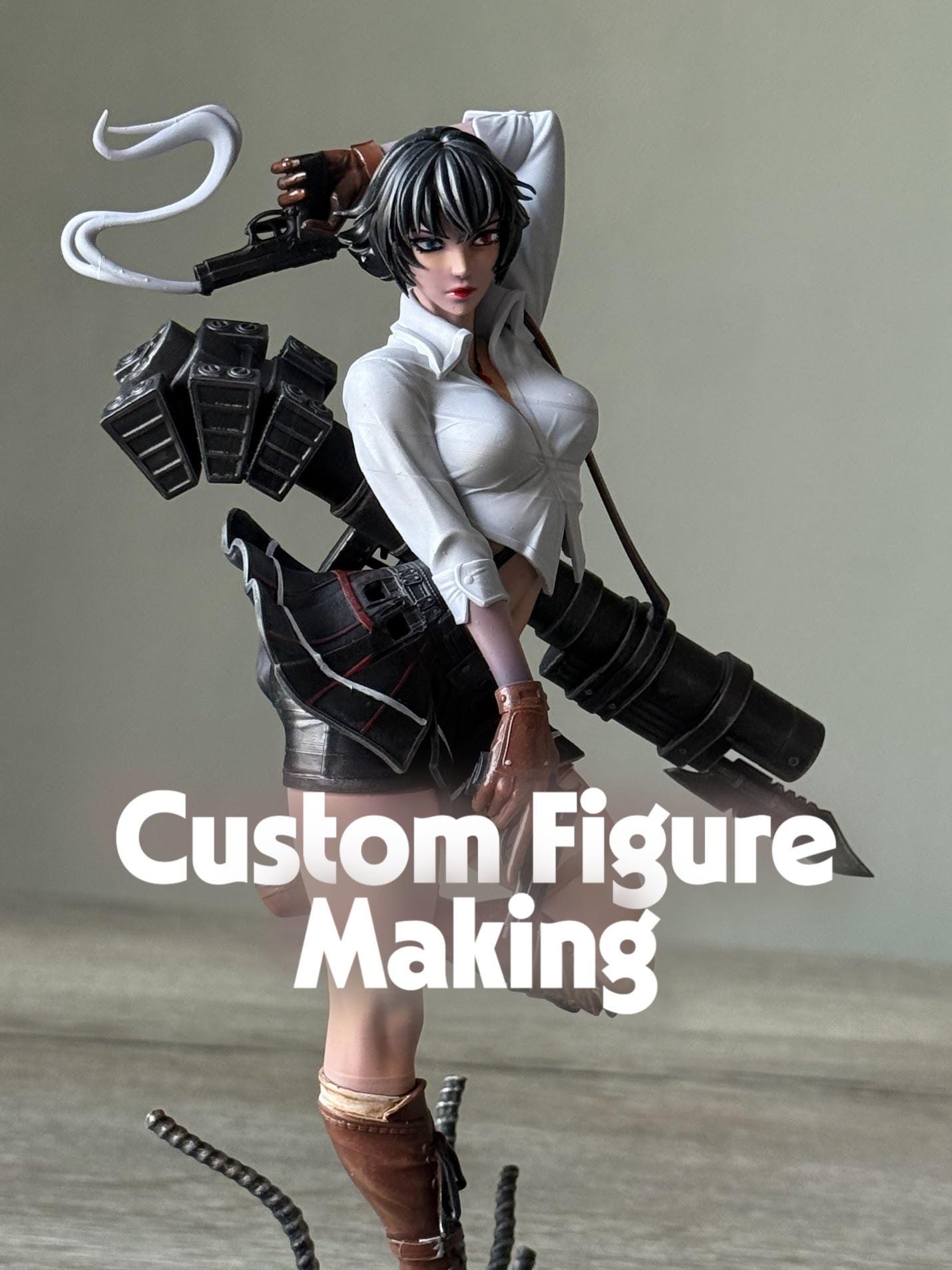 Custom Character Figurine – Hand-Painted 12K Resin Statue | Made from Your File or Character Request