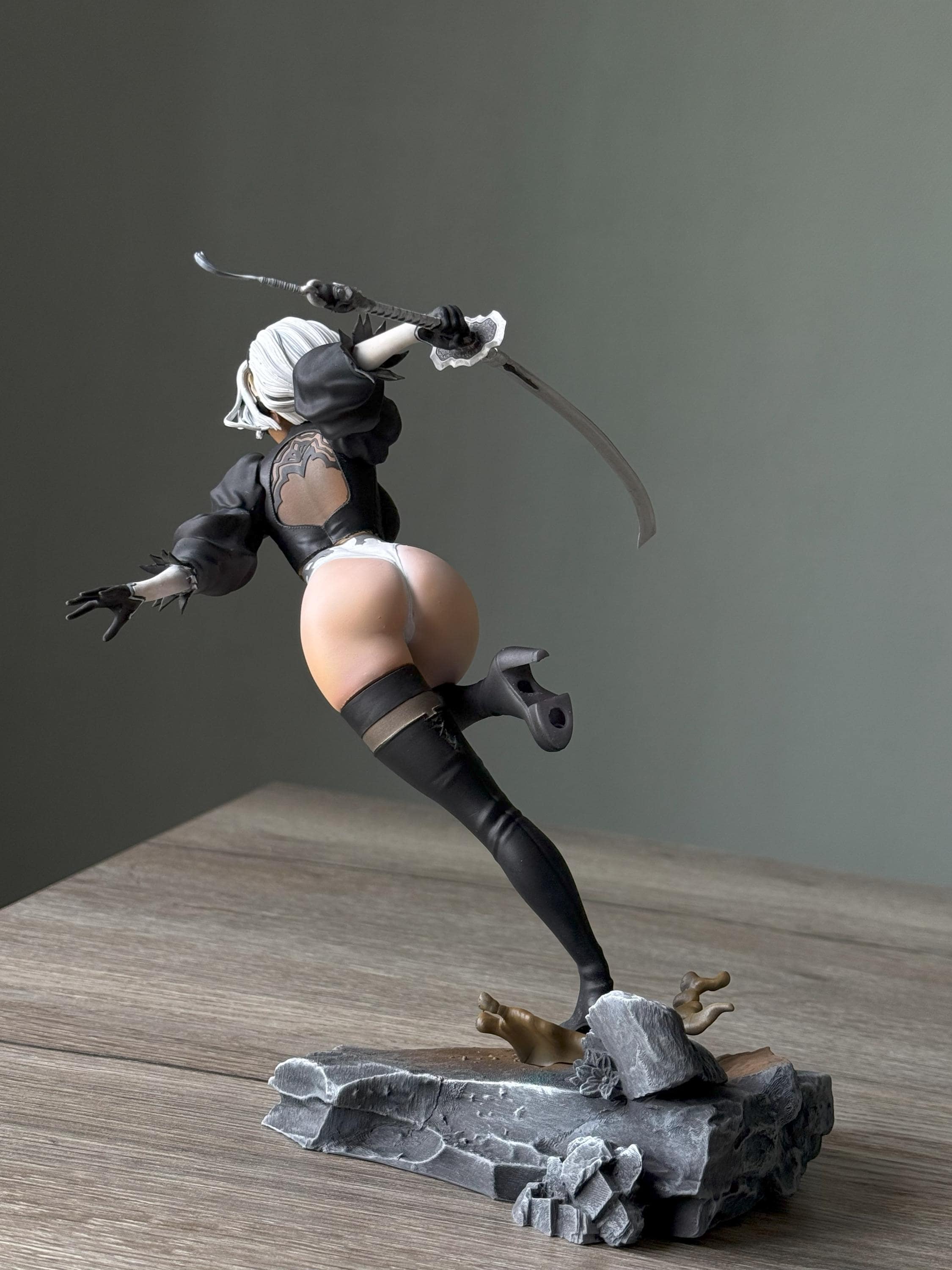 2B figure (NieR: Automata) 29cm – Fully Painted | 12K High resolution 3D print