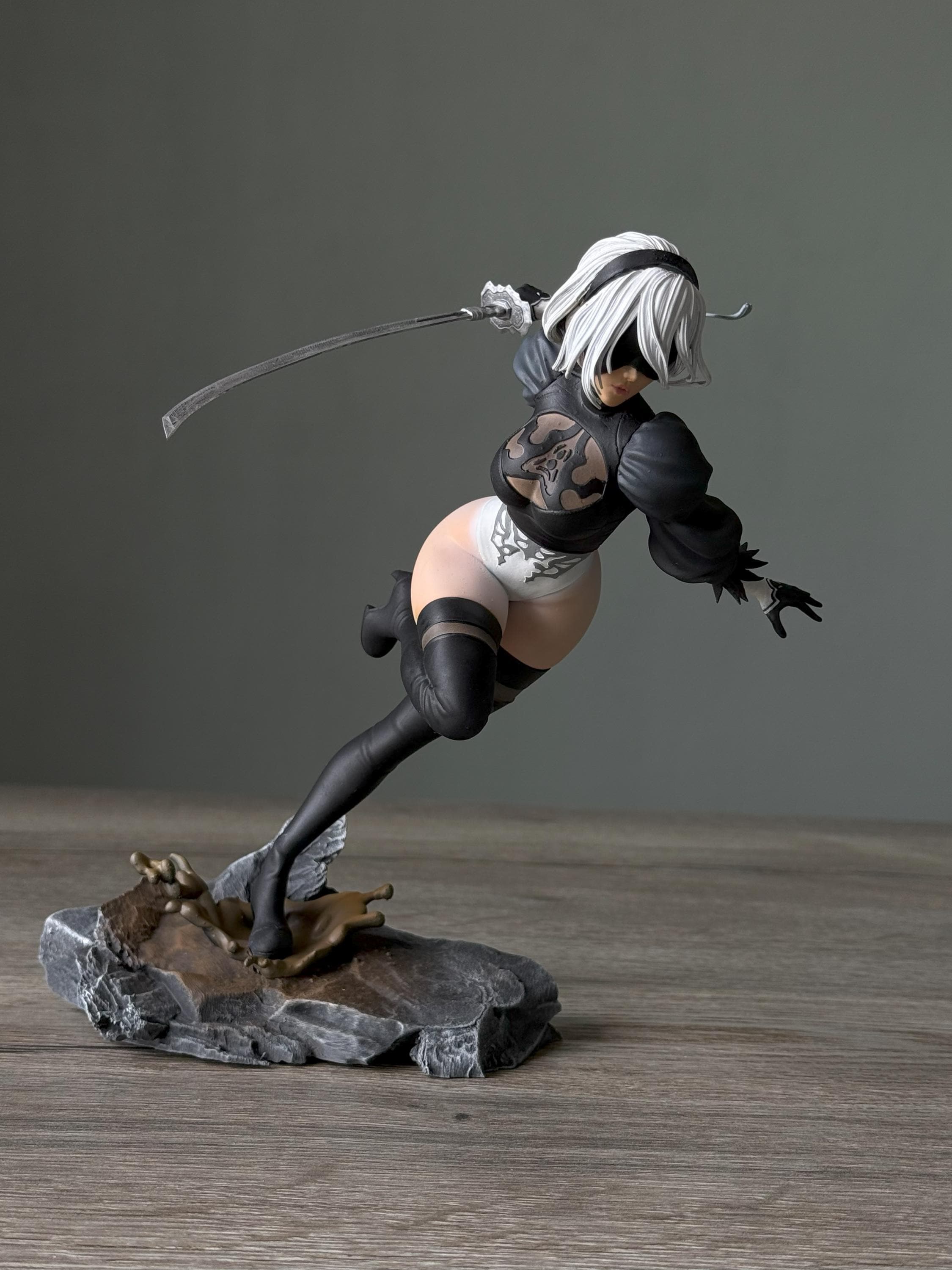 2B figure (NieR: Automata) 29cm – Fully Painted | 12K High resolution 3D print