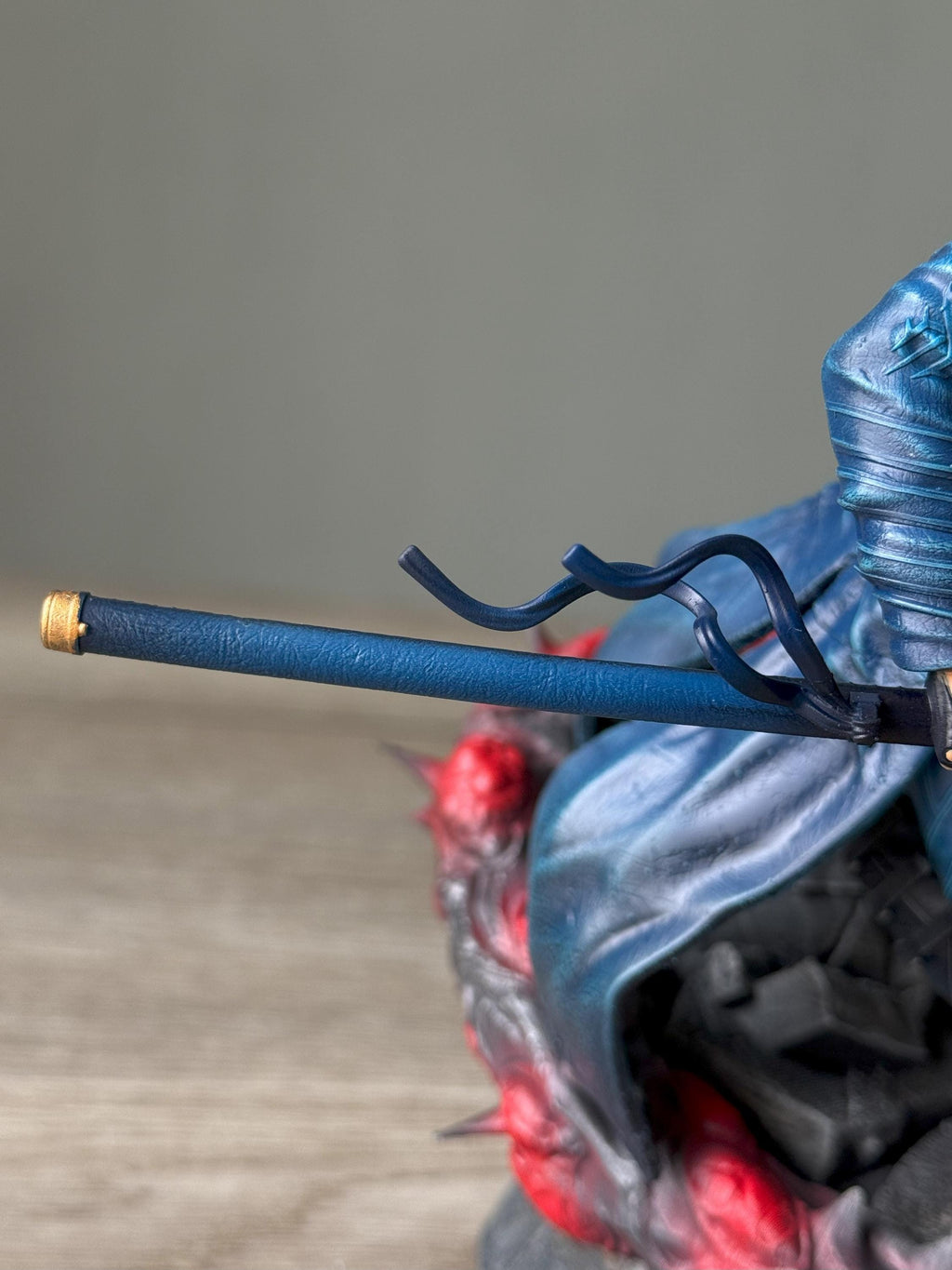 Hand-Painted Vergil Statue: Devil May Cry 5 Resin Figure with Yamato