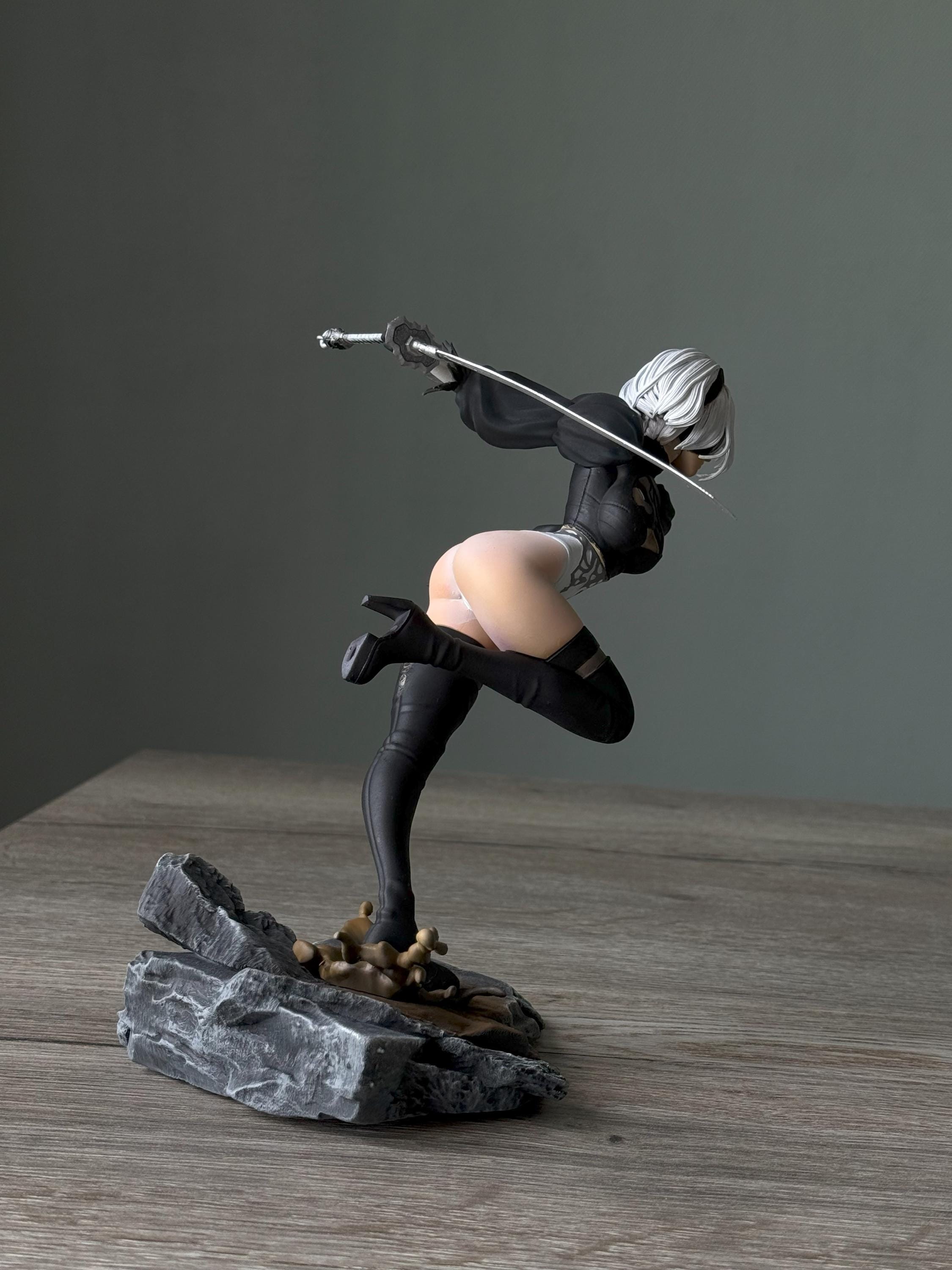 2B figure (NieR: Automata) 29cm – Fully Painted | 12K High resolution 3D print
