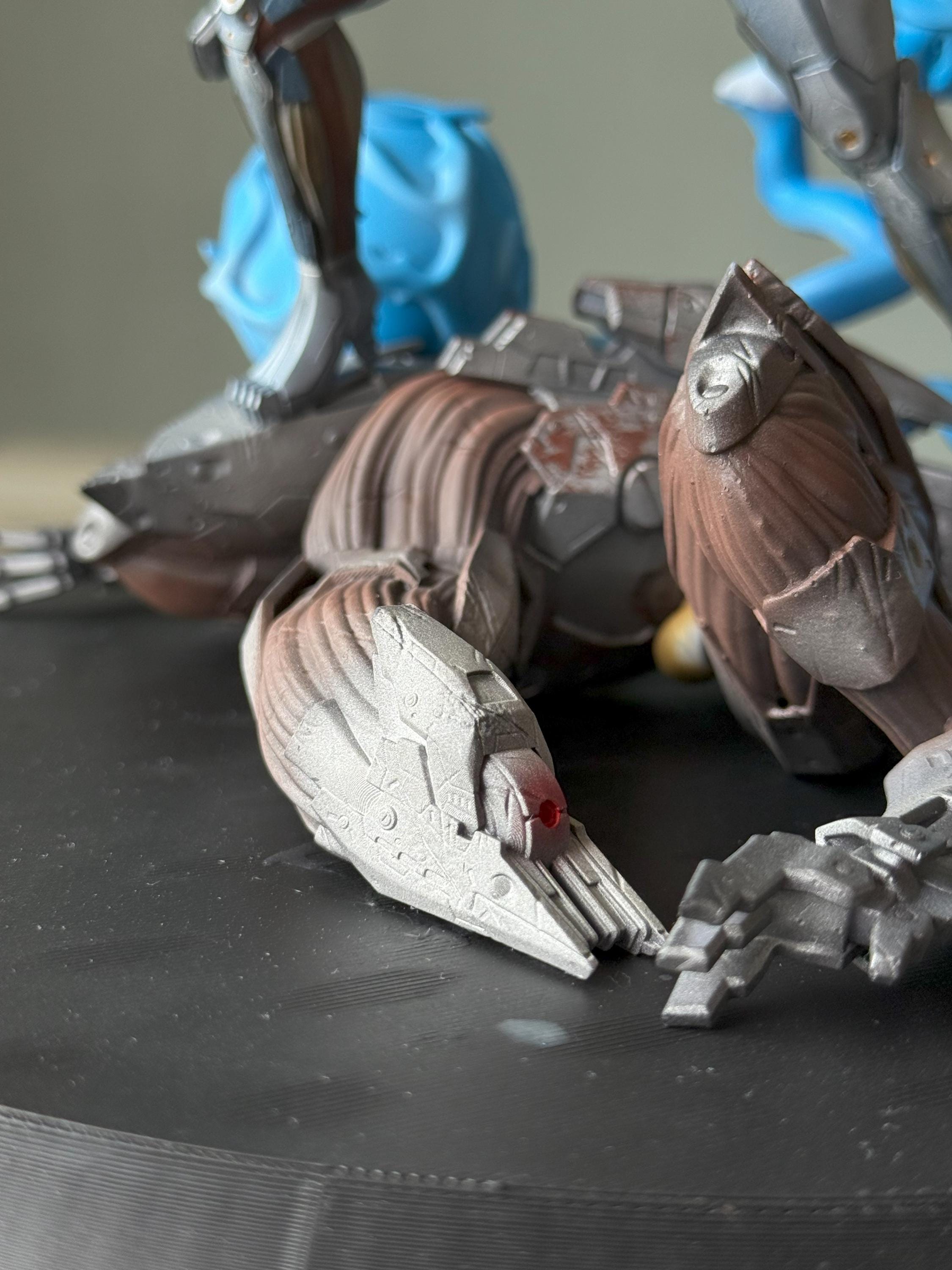 Raiden Figure: Fully Painted Metal Gear Rising Revengeance Diorama (1/10 Scale)