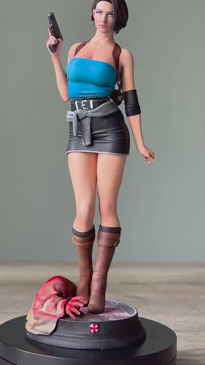 Jill Valentine figure (Resident Evil) – Fully-Painted 12K Resin Figure | RE Collectible Gamer Decor